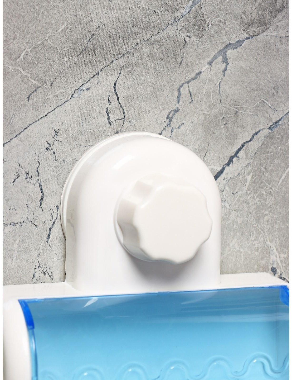 Держатель для зубных щёток на вакуумной присоске «Белая коллекция»