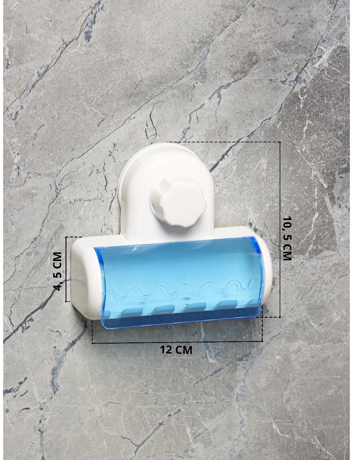 Держатель для зубных щёток на вакуумной присоске «Белая коллекция»