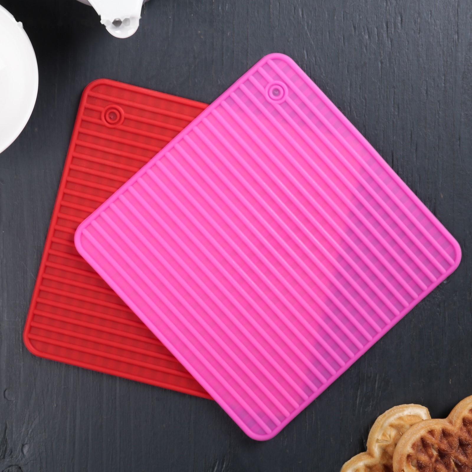 Подставка под горячее Доляна «Квадраты», 17 см