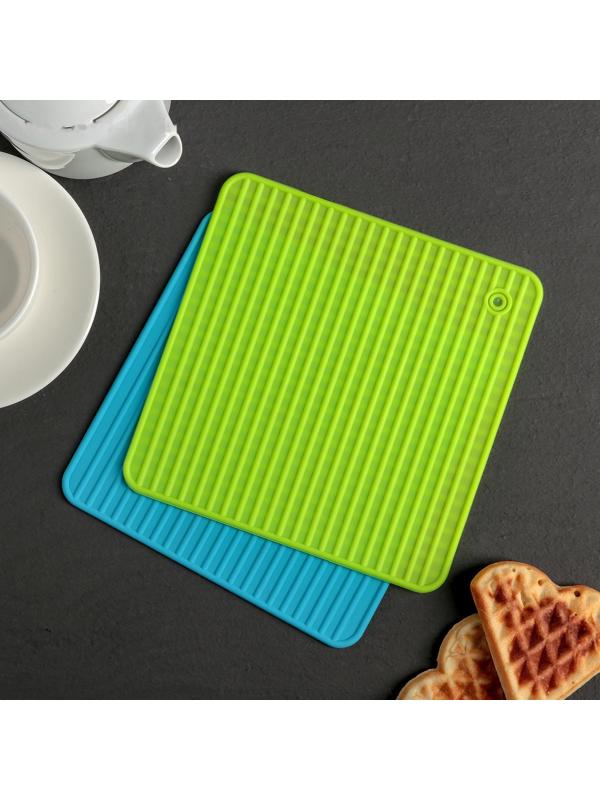 Подставка под горячее Доляна «Квадраты», 17 см