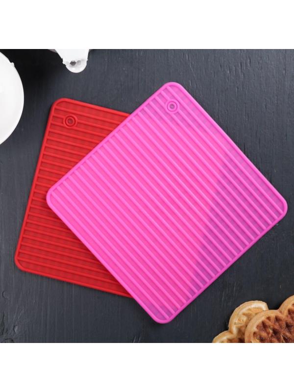 Подставка под горячее Доляна «Квадраты», 17 см