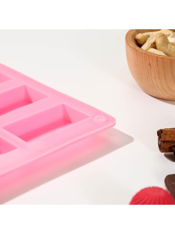 Форма для шоколада Доляна «Слитки», 29,5×17,5 см, 20 ячеек (5×2,8 см), цвет МИКС