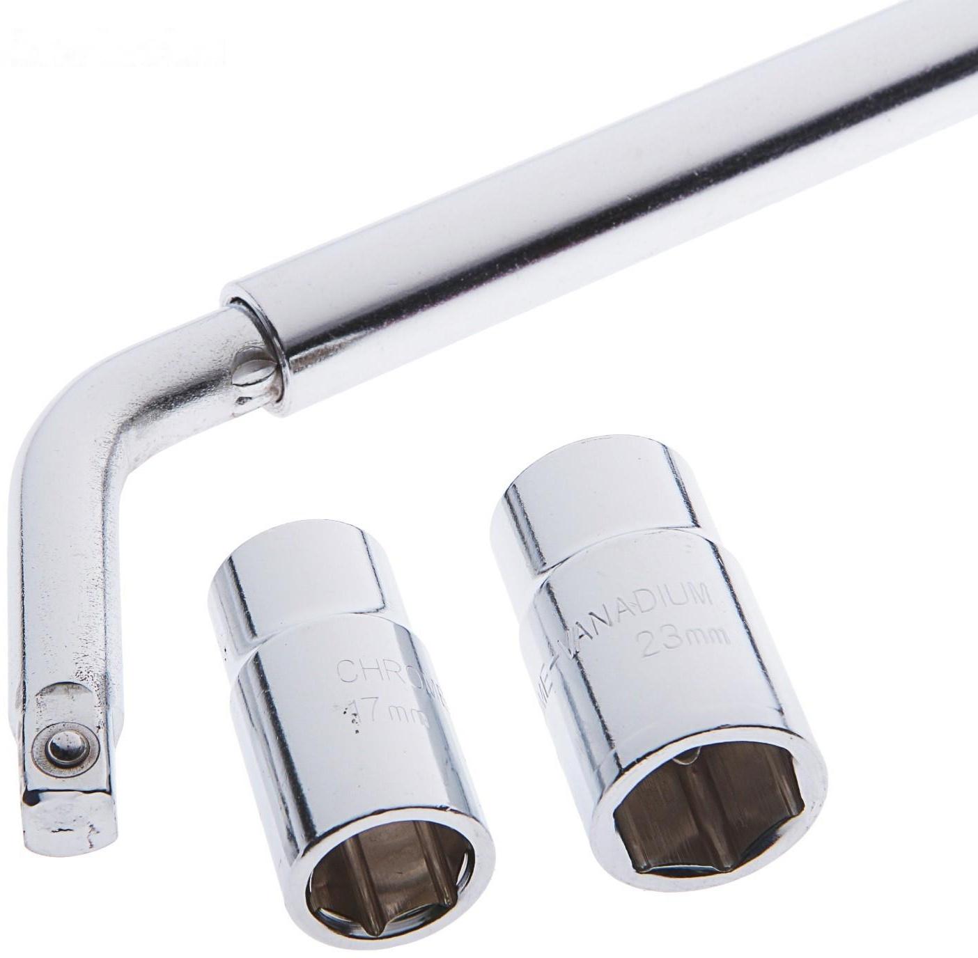 Ключ баллонный Г-образный телескопический ТУНДРА, квадрат 1/2