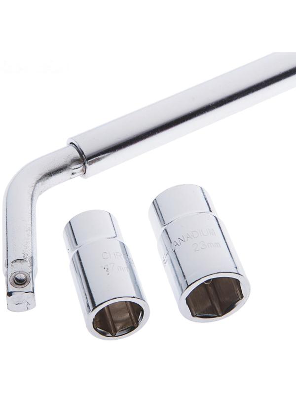 Ключ баллонный Г-образный телескопический ТУНДРА, квадрат 1/2