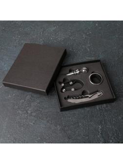 Набор для вина «Кьянти», 4 прибора: кольцо, штопор, каплеуловитель, пробка