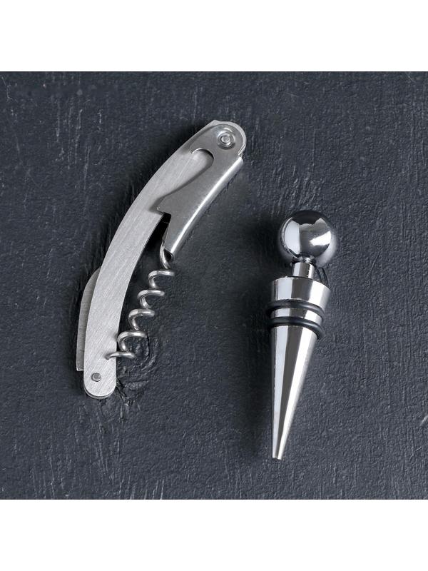 Набор для вина «Сардиния», 2 предмета: штопор и пробка