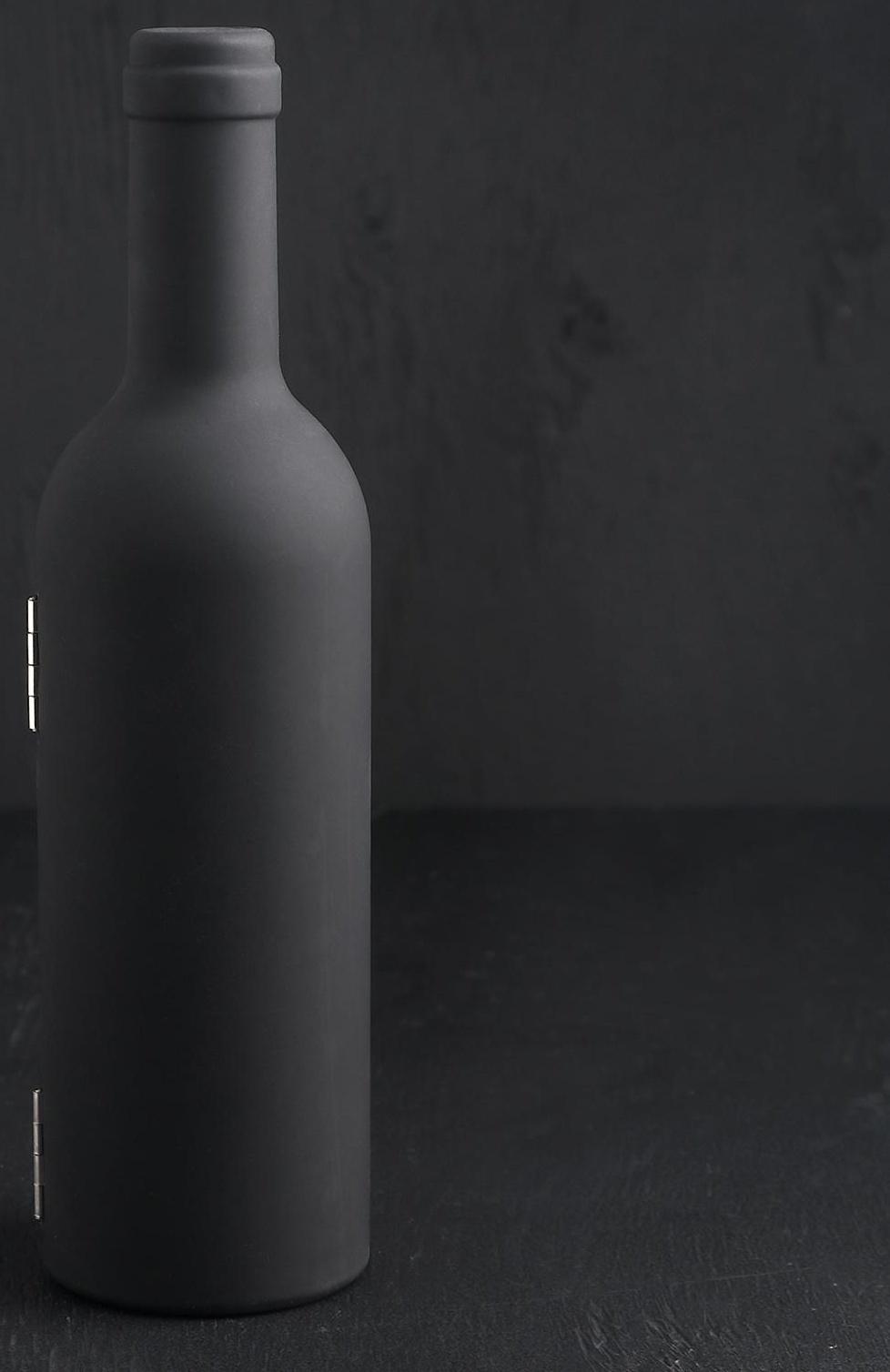 Набор для вина «Бутылка», 3 предмета: штопор, воронка, кольцо