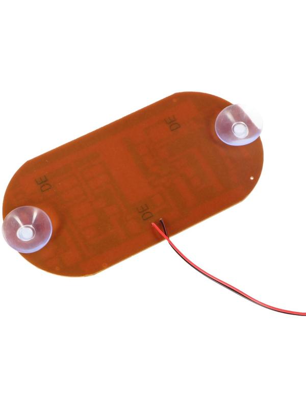 Светодиодный знак такси, 12 В, 45 LED, 13×6 см, провод 20 см, красный