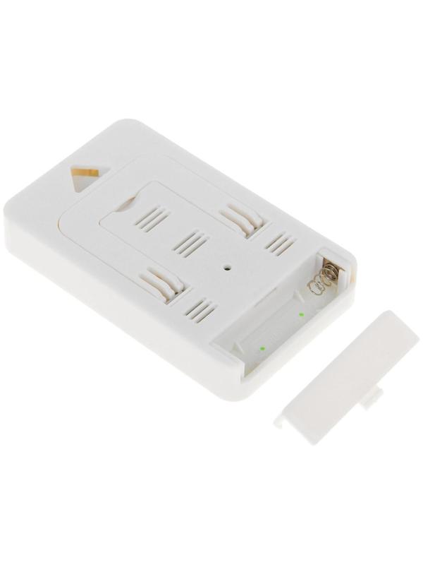 Термометр Luazon LTR-12, электронный, указатель влажности, часы, МИКС