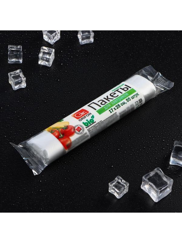 Пакеты для завтрака Grifon, 1 л, 8 мкм, 80 шт в рулоне