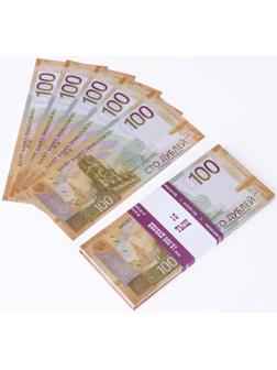Пачка купюр 100 рублей