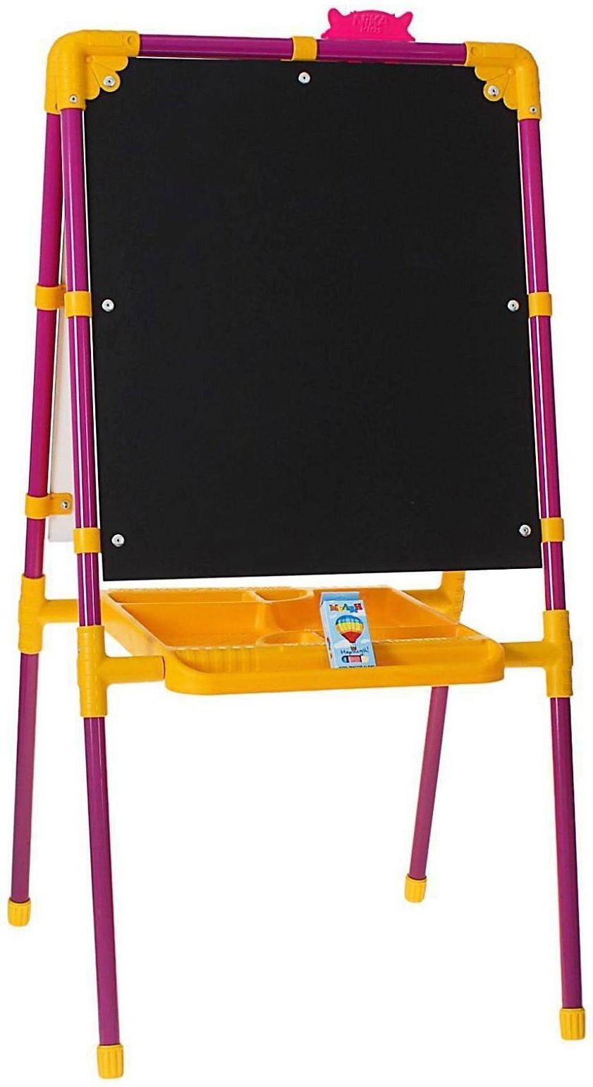 Мольберт детский, двусторонний, размер 1040 × 516 × 70 мм, цвет сиреневый