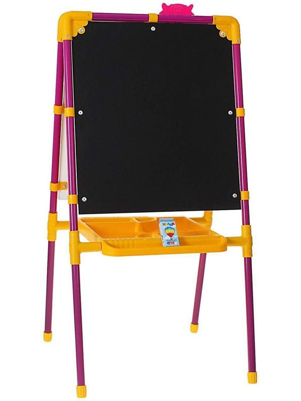 Мольберт детский, двусторонний, размер 1040 × 516 × 70 мм, цвет сиреневый