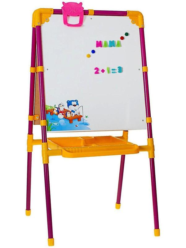 Мольберт детский, двусторонний, размер 1040 × 516 × 70 мм, цвет сиреневый
