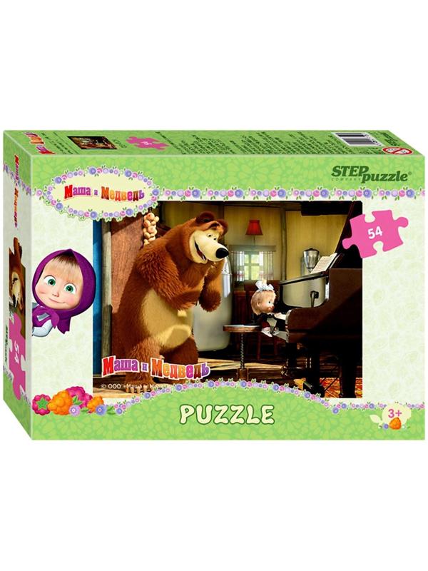Пазлы «Маша и Медведь», 54 элемента, МИКС