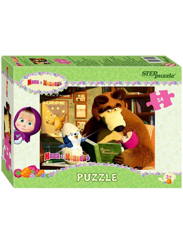 Пазлы «Маша и Медведь», 54 элемента, МИКС