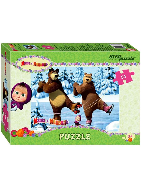 Пазлы «Маша и Медведь», 54 элемента, МИКС