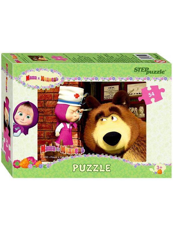 Пазлы «Маша и Медведь», 54 элемента, МИКС