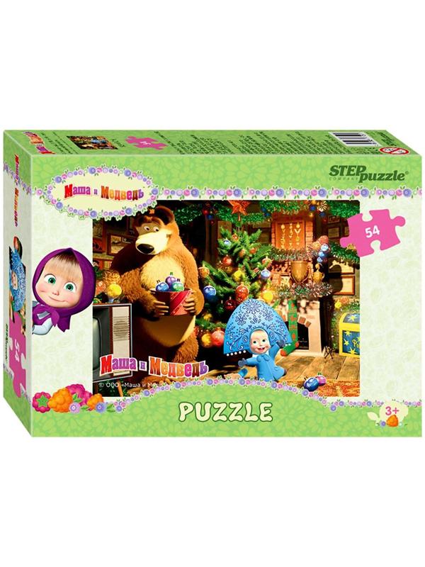 Пазлы «Маша и Медведь», 54 элемента, МИКС