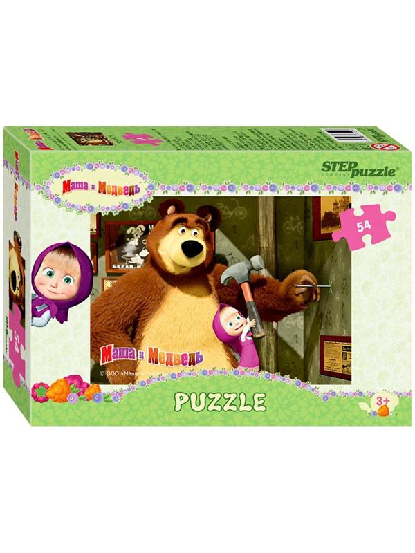 Пазлы «Маша и Медведь», 54 элемента, МИКС