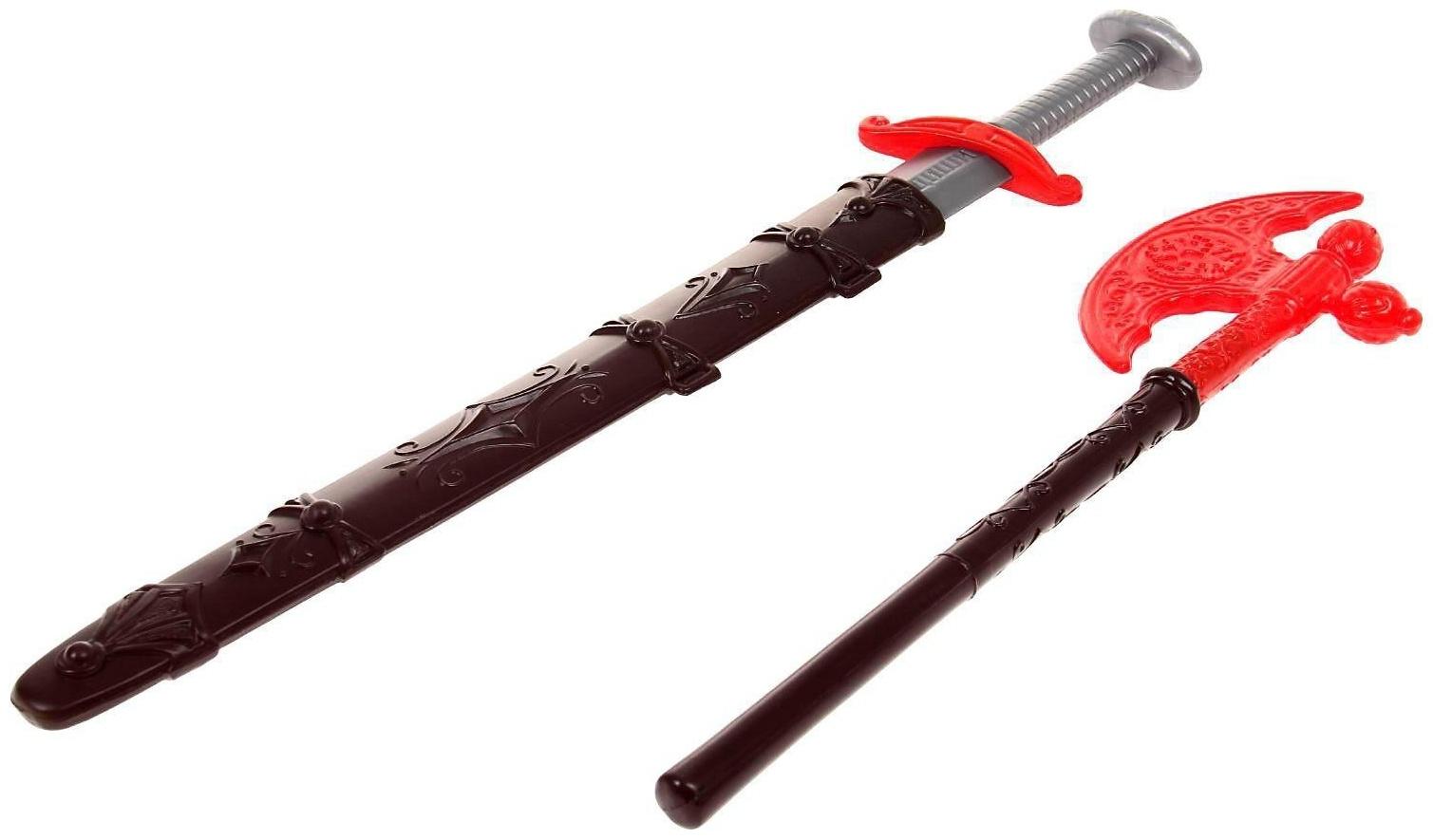 Набор «Ратник», секира и меч с чехлом