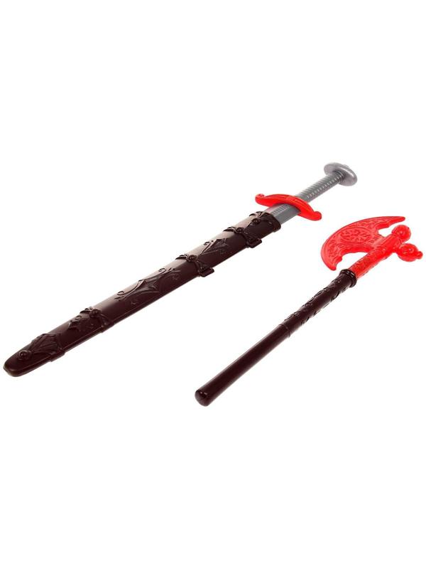 Набор «Ратник», секира и меч с чехлом