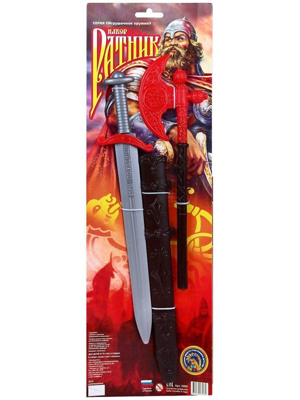 Набор «Ратник», секира и меч с чехлом