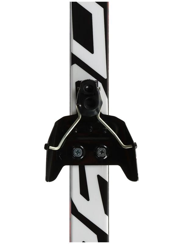 Комплект лыжный: пластиковые лыжи 200 см без насечек, стеклопластиковые палки 160 см, крепления NN75 мм «БРЕНД ЦСТ», цвета микс