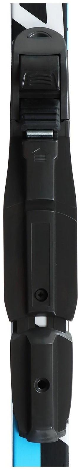 Комплект лыжный: пластиковые лыжи 170 см без насечек, стеклопластиковые палки 130 см, крепления SNS «БРЕНД ЦСТ»