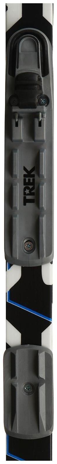 Комплект лыжный: пластиковые лыжи 195 см с насечкой, стеклопластиковые палки 155 см, крепления NNN «БРЕНД ЦСТ Step», цвета микс