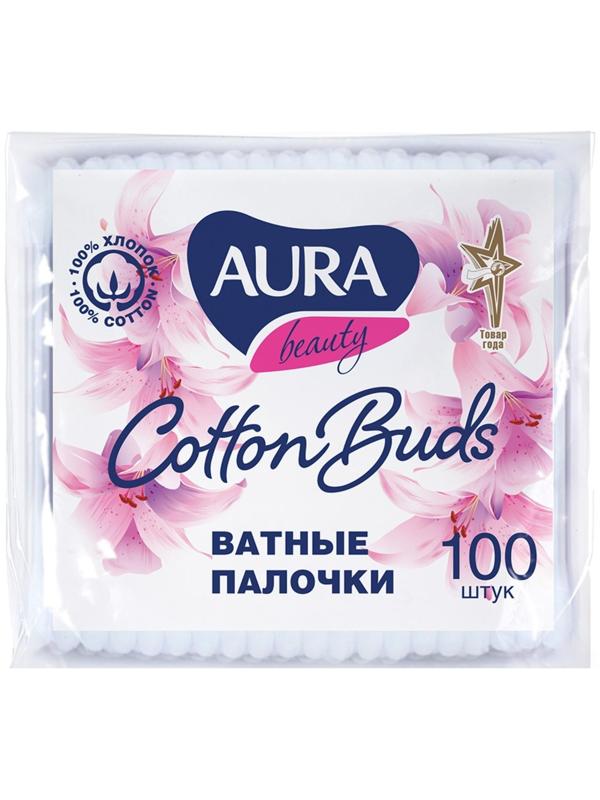 Ватные палочки Aura Beauty Cotton Buds, 100 шт.