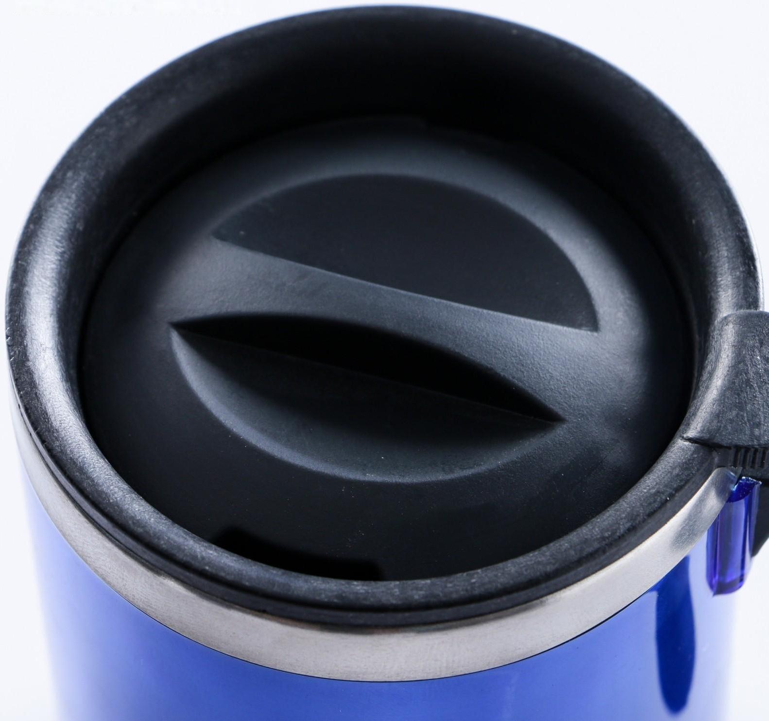 Термокружка, серия: Алтай, 450 мл, сохраняет тепло 2 ч, 11 х 12 см, синяя