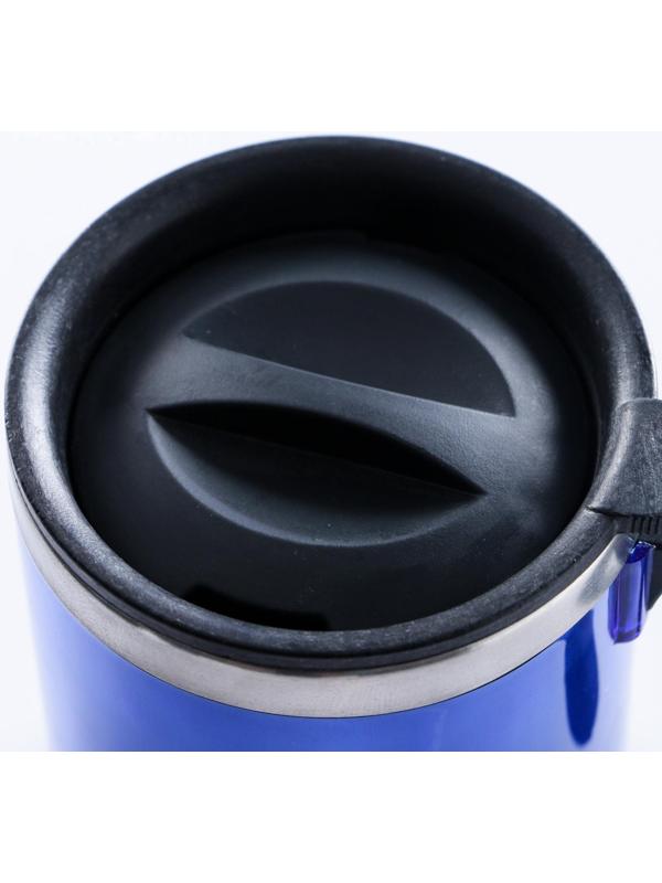 Термокружка, серия: Алтай, 450 мл, сохраняет тепло 2 ч, 11 х 12 см, синяя