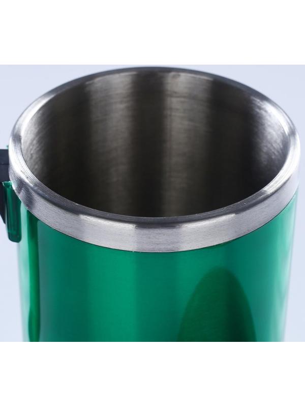 Термокружка, серия: Алтай, 450 мл, сохраняет тепло 2 ч, 11 х 12 см, зелёная