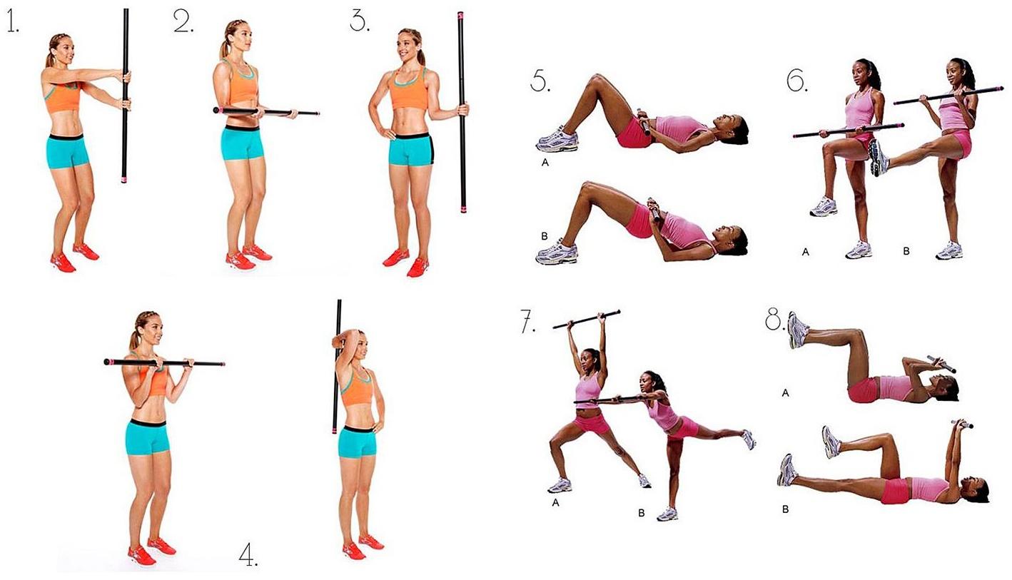 Бодибар 3 кг, длина 120 см