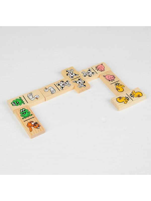 Домино «Животные», 28 фишек