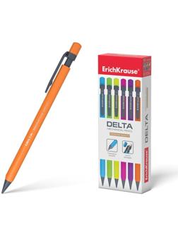 Карандаш механический НВ, 0.5 мм, ErichKrause Delta, трёхгранный, микс