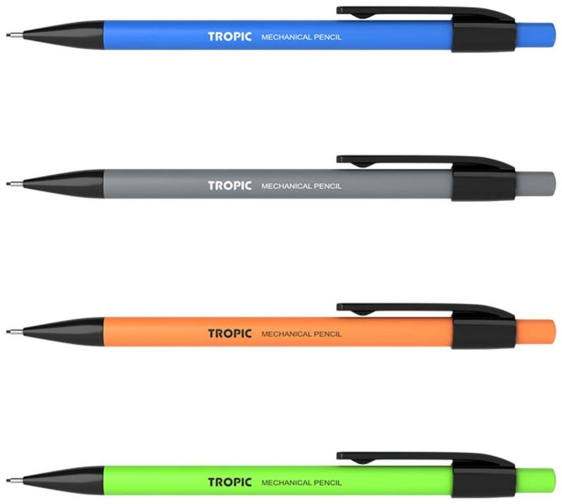 Карандаш механический НВ, 0.5 мм, ErichKrause Tropic, покрытие Soft Touch
