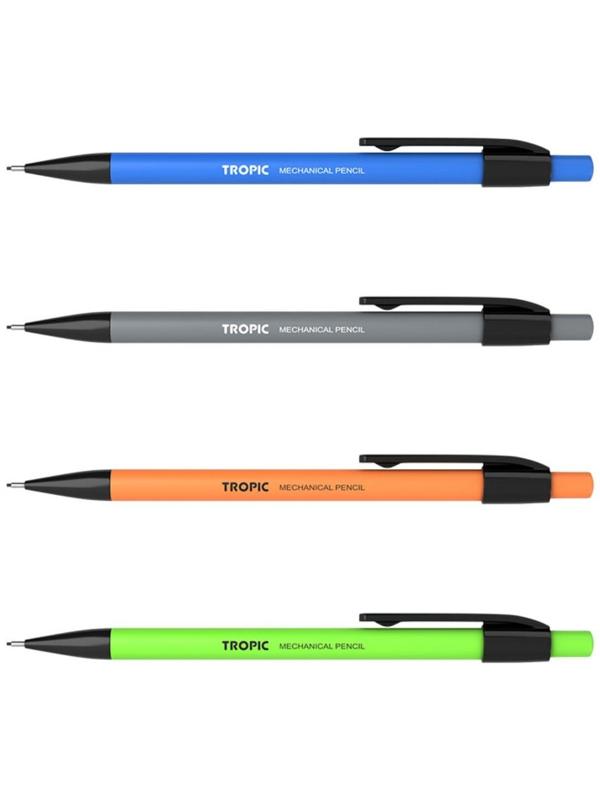 Карандаш механический НВ, 0.5 мм, ErichKrause Tropic, покрытие Soft Touch