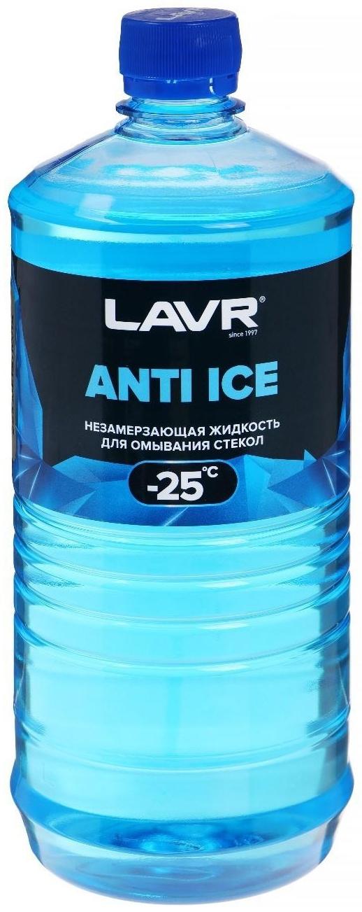 Незамерзающий очиститель стёкол LAVR Anti Ice, -25 С, 1л Ln1310