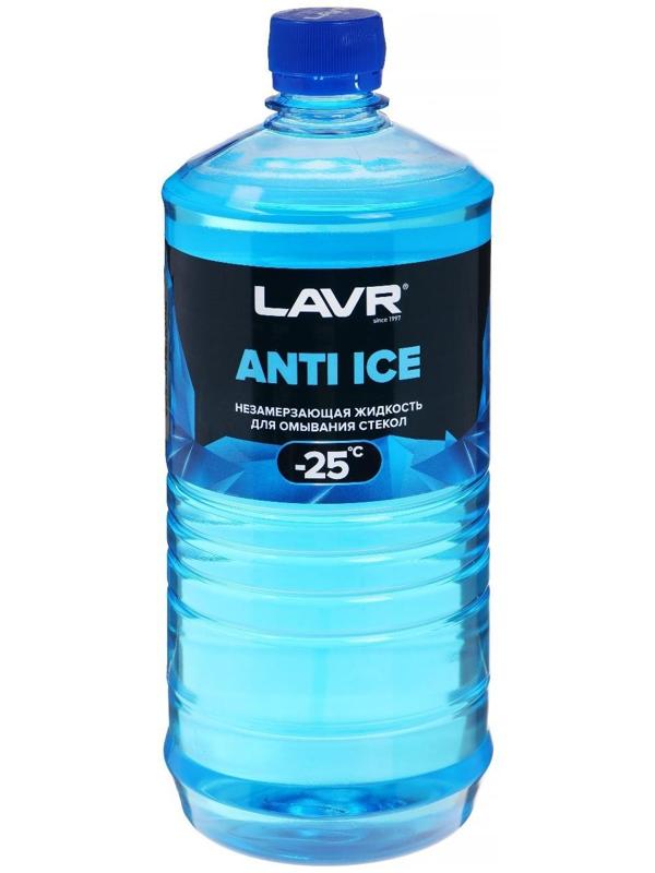 Незамерзающий очиститель стёкол LAVR Anti Ice, -25 С, 1л Ln1310