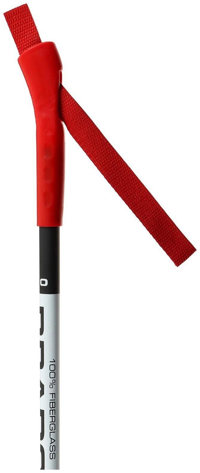 Комплект лыжный: пластиковые лыжи 150 см с насечкой, стеклопластиковые палки 110 см, крепления NN75 мм «БРЕНД ЦСТ Step»», цвета микс