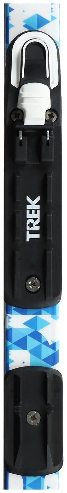 Комплект лыжный: пластиковые лыжи 180 см без насечек, стеклопластиковые палки 140 см, крепления NNN «БРЕНД ЦСТ», цвета микс