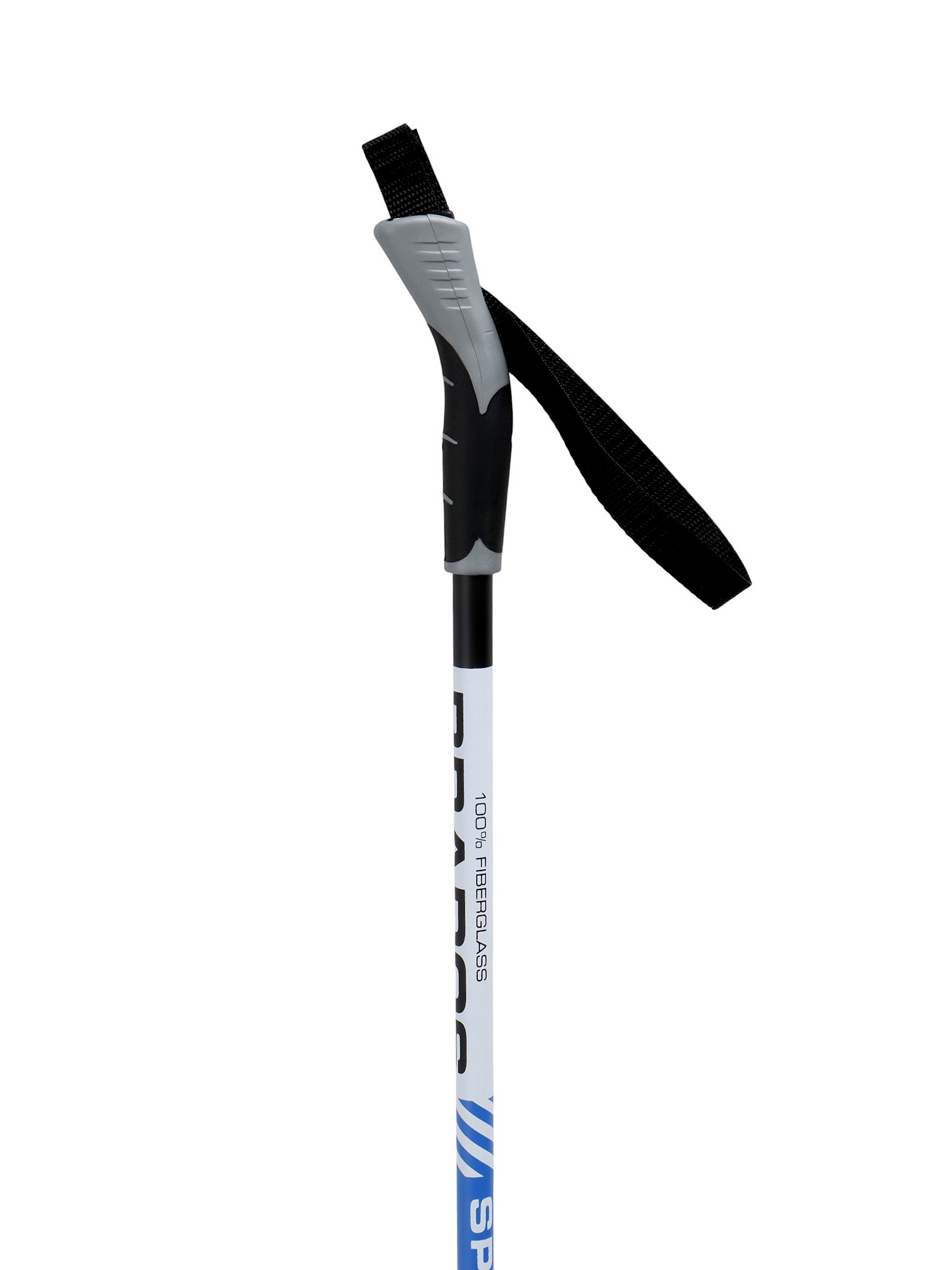 Комплект лыжный: пластиковые лыжи 160 см без насечек, стеклопластиковые палки 120 см, крепления SNS «БРЕНД ЦСТ» / Микс