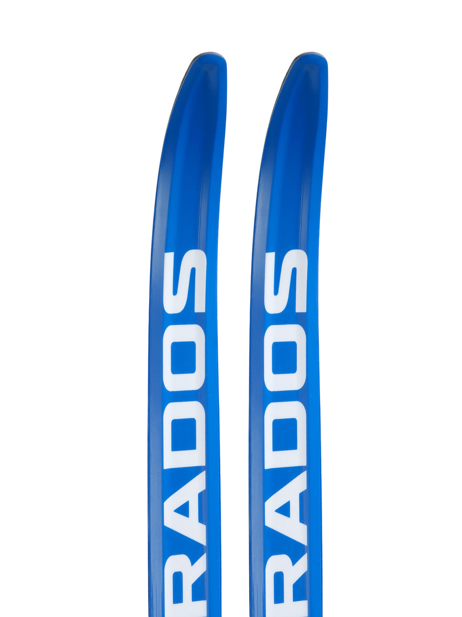 Комплект лыжный: пластиковые лыжи 160 см без насечек, стеклопластиковые палки 120 см, крепления SNS «БРЕНД ЦСТ» / Микс