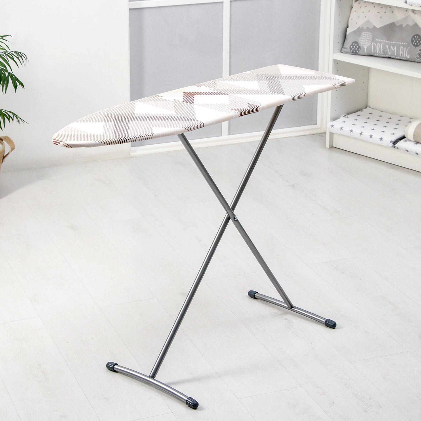 Доска гладильная Nika «Лина. Эконом», 106,5×29 см, два положения высоты 70,80 см, рисунок МИКС