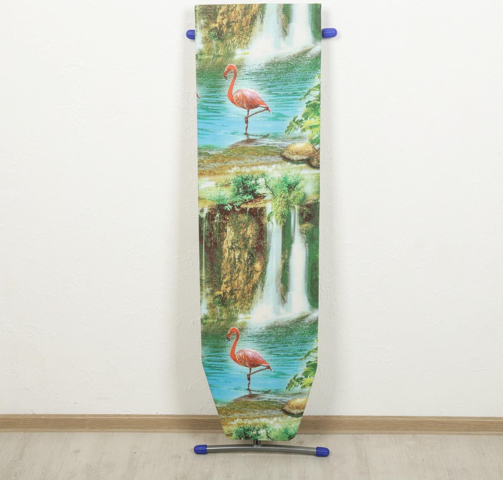 Доска гладильная Nika «Лина. Эконом», 106,5×29 см, два положения высоты 70,80 см, рисунок МИКС