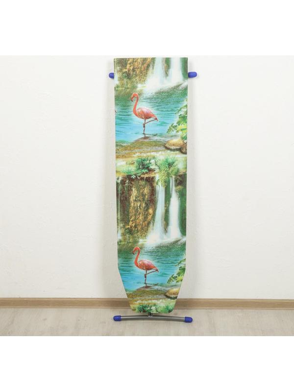 Доска гладильная Nika «Лина. Эконом», 106,5×29 см, два положения высоты 70,80 см, рисунок МИКС