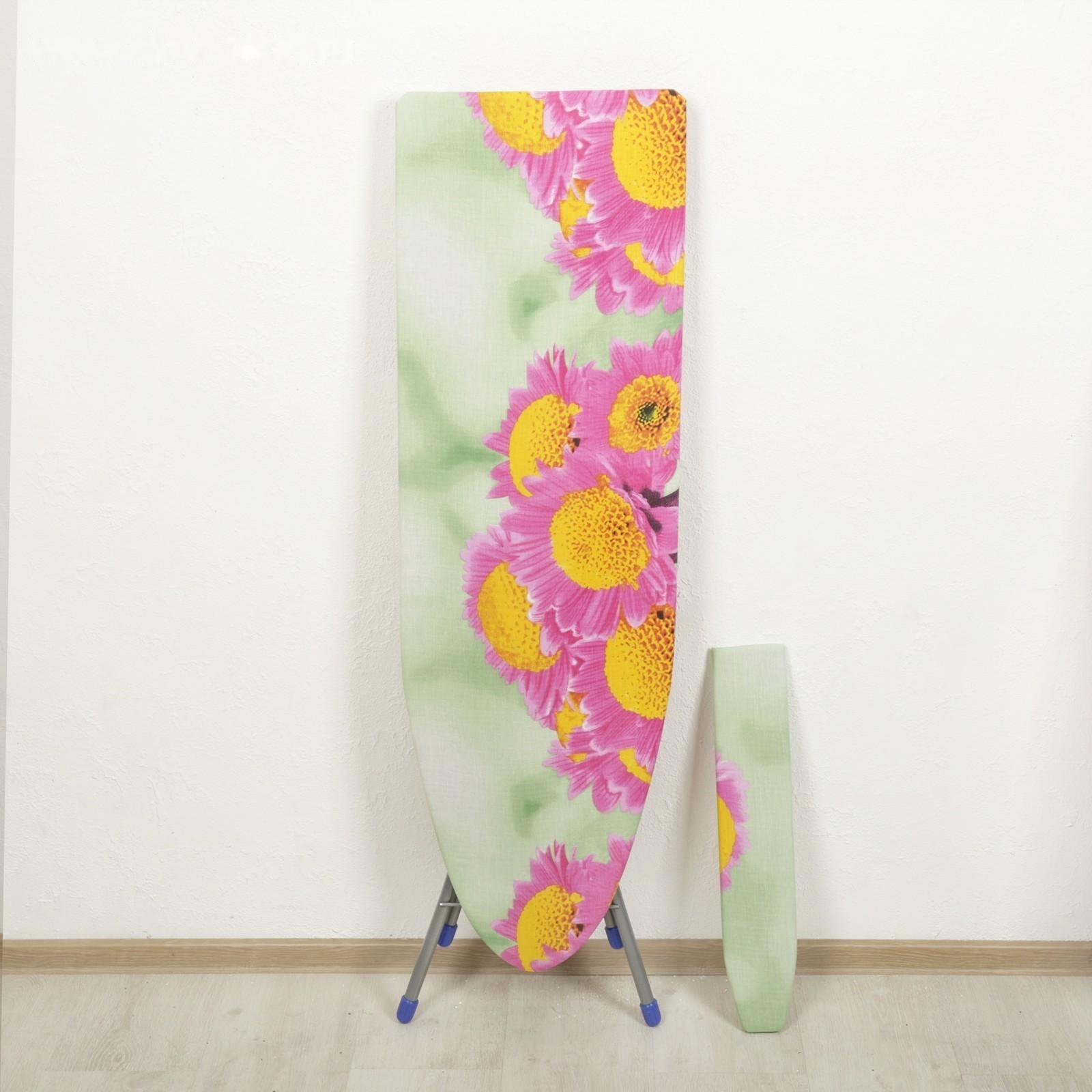 Доска гладильная Nika «Белль-Юниор 3», 112×34,5 см, два положения высоты 70, 80 см, МИКС