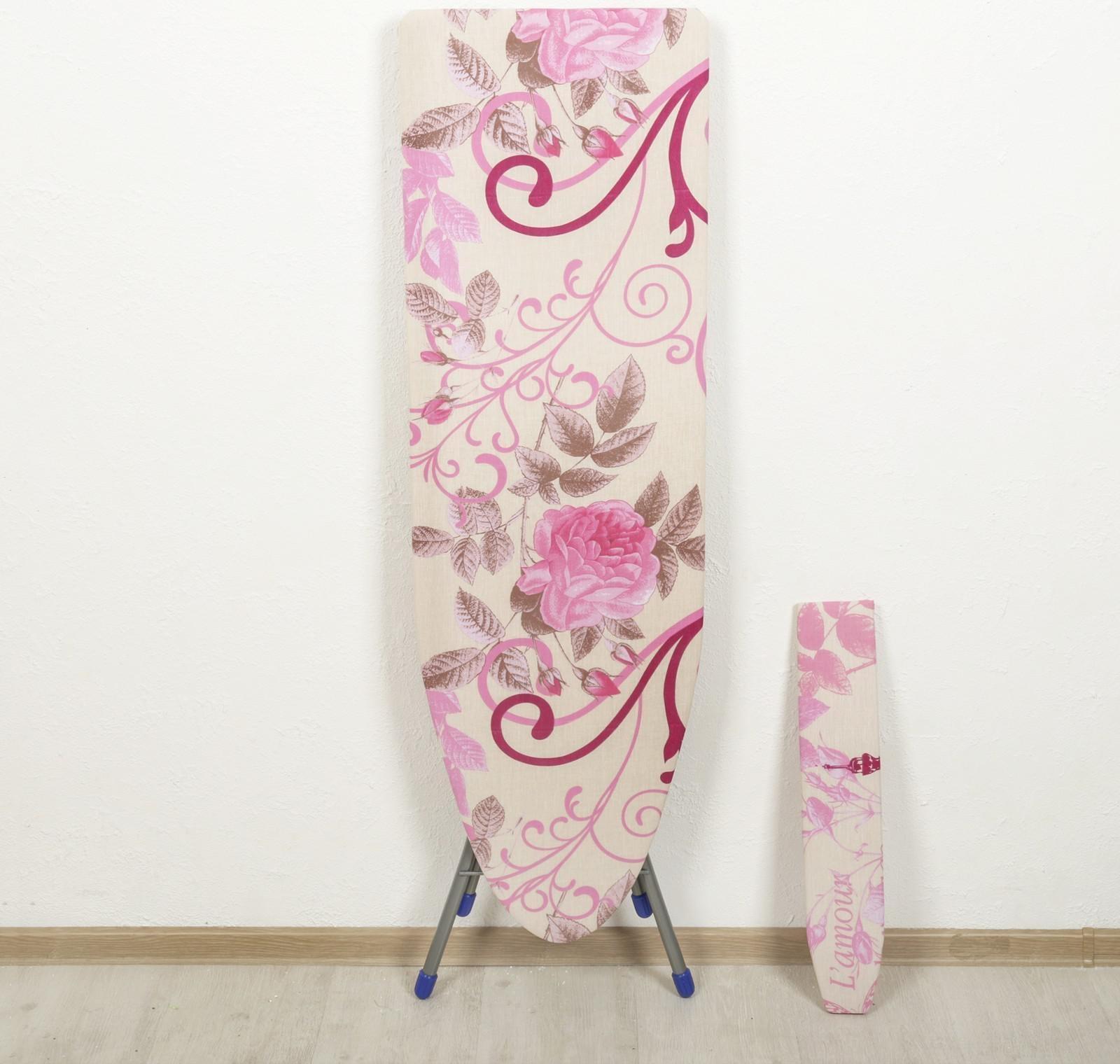 Доска гладильная Nika «Белль-Юниор 3», 112×34,5 см, два положения высоты 70, 80 см, МИКС